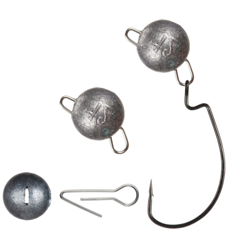 Fishing Lure Jig - Simpleyi 5ชิ้น/ล็อตตะกั่วน้ำหนัก Swivle Cheburashka Sinker Jig