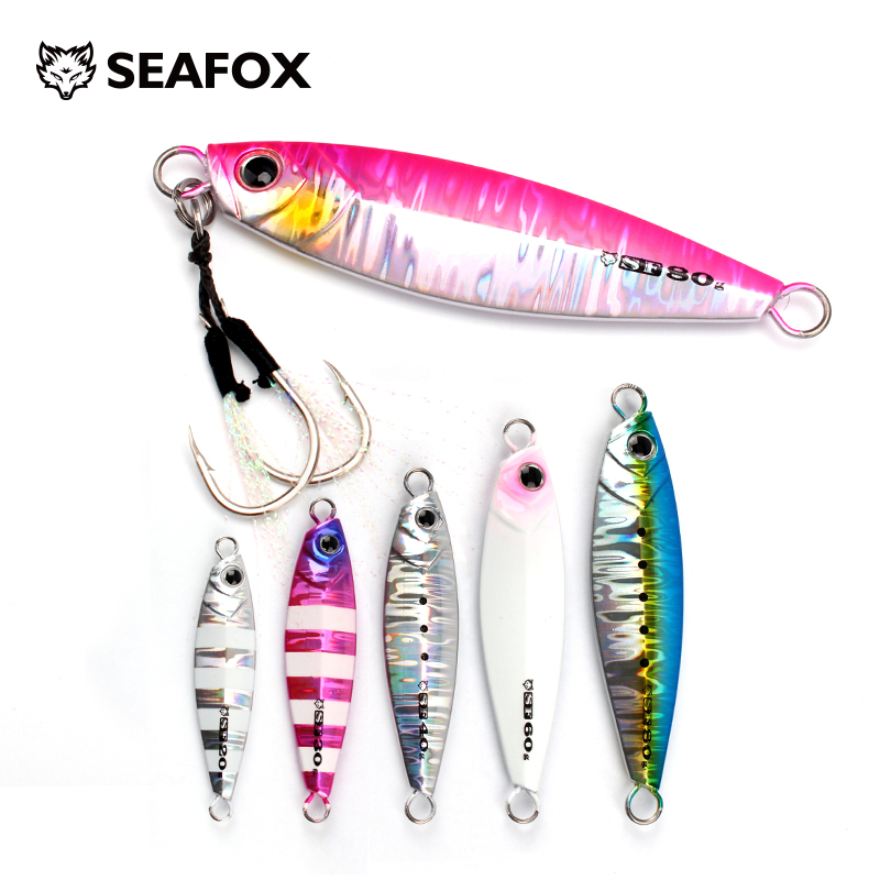 Fishing Lure Spoon - SF10 Japen โลหะหล่อ Jig ช้อน 20/30/40/60/80g