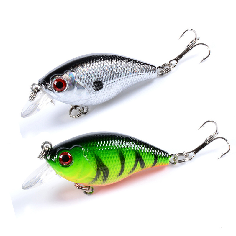 Fishing Lure Topwater - 1PCS Wobblers คุณภาพ Crankbait จําลองตกปลา Lure