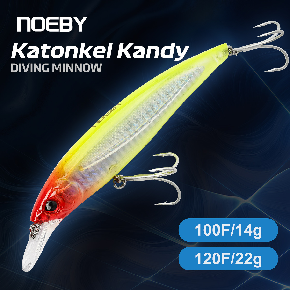 Fishing Lure Topwater - เหยื่อปลอม NOEBY Minnow ขนาด 100 มม.