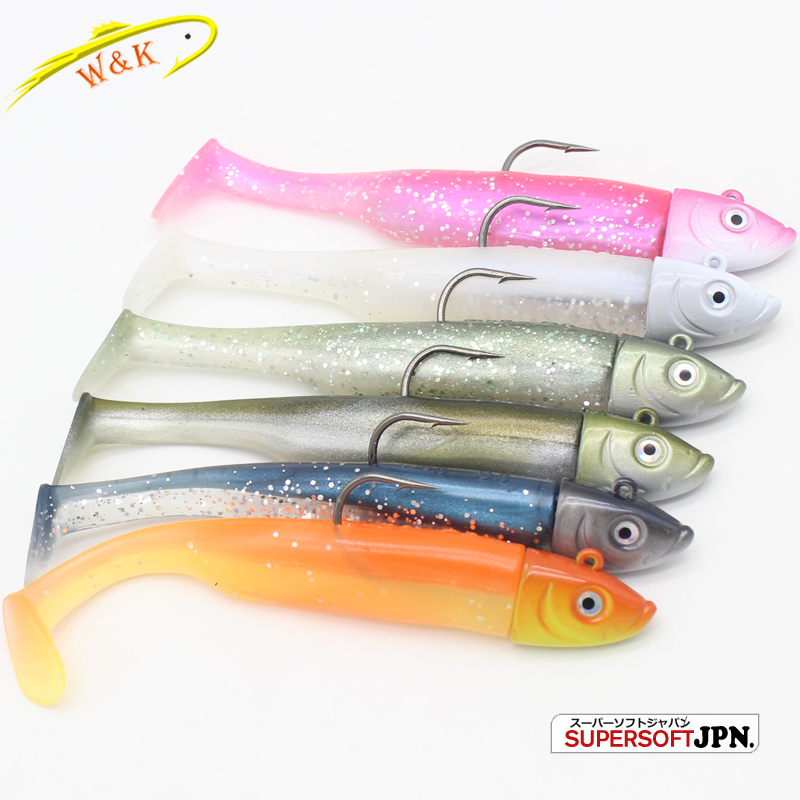 Fishing Lure Soft Plastic - เหยื่อตกปลาทะเลน้ำเค็ม 2 ชุด น้ำหนัก 30 กรัม