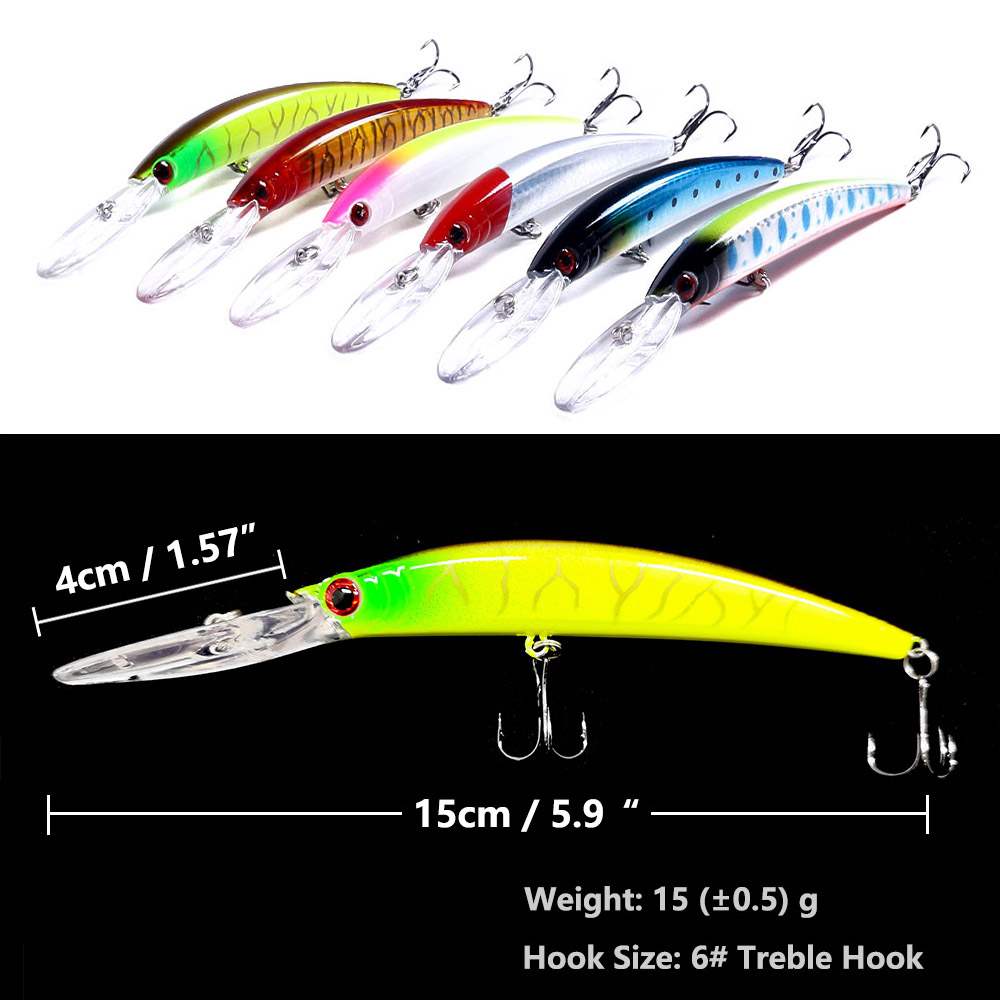 1PCS 15cm 15g ดําน้ําลึก Jerkb - Fishing Lure Swimbait บทวิจารณ์และราคา