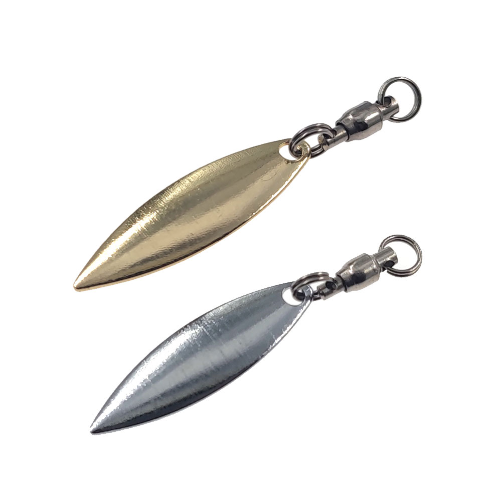 10pcs Willowleaf ใบมีด SPINNER - Fishing Lure Blade Bait บทวิจารณ์และราคา