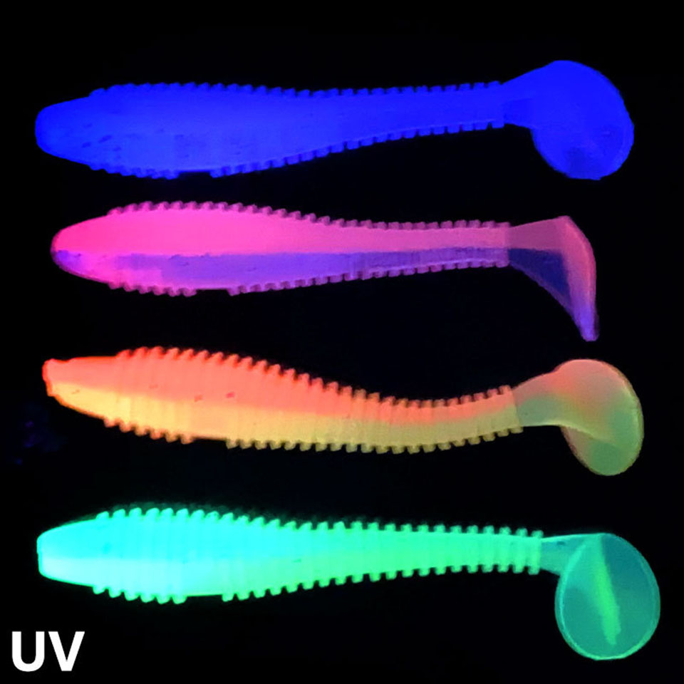 เดินปลา 10PCS Soft Lures ซิลิโ - Fishing Lure Swimbait บทวิจารณ์และราคา