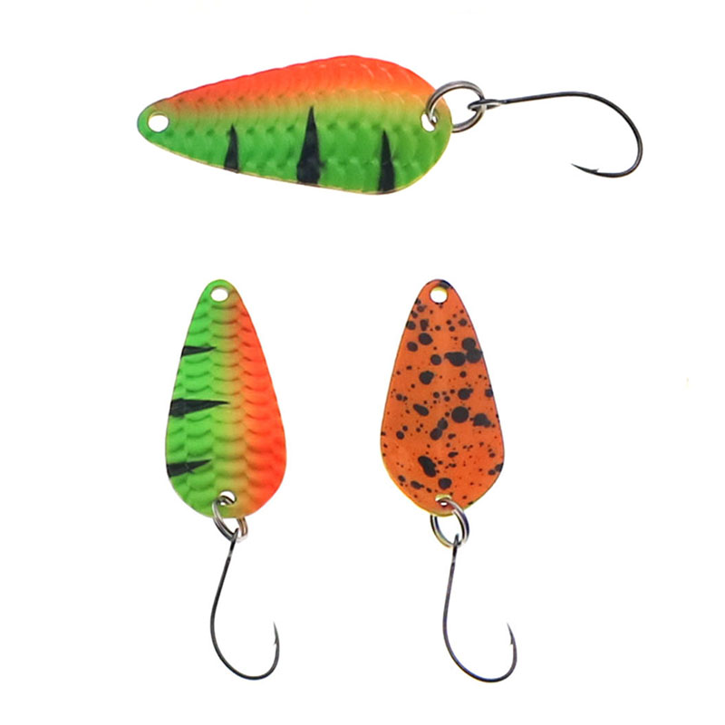 ปลาเทราท์ช้อนตะขอเดี่ยว Spinni - Fishing Lure Spoon บทวิจารณ์และราคา