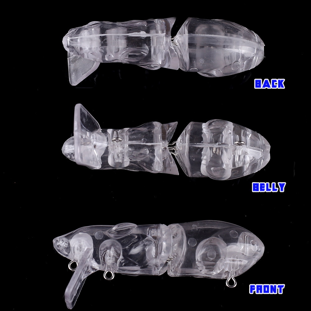 แว่นขยาย 5 ชิ้น/ล็อต Unpainted - Fishing Lure Popper บทวิจารณ์และราคา