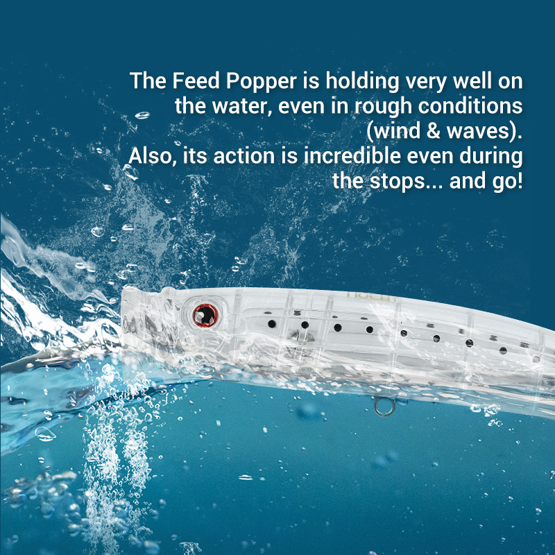 เหยื่อตกปลา noeby-FEED popper, - Fishing Lure Buzzbait บทวิจารณ์และราคา