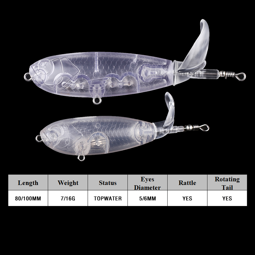 Chan'shuang เหยื่อปลอมแบบไม่มี - Fishing Lure Popper บทวิจารณ์และราคา