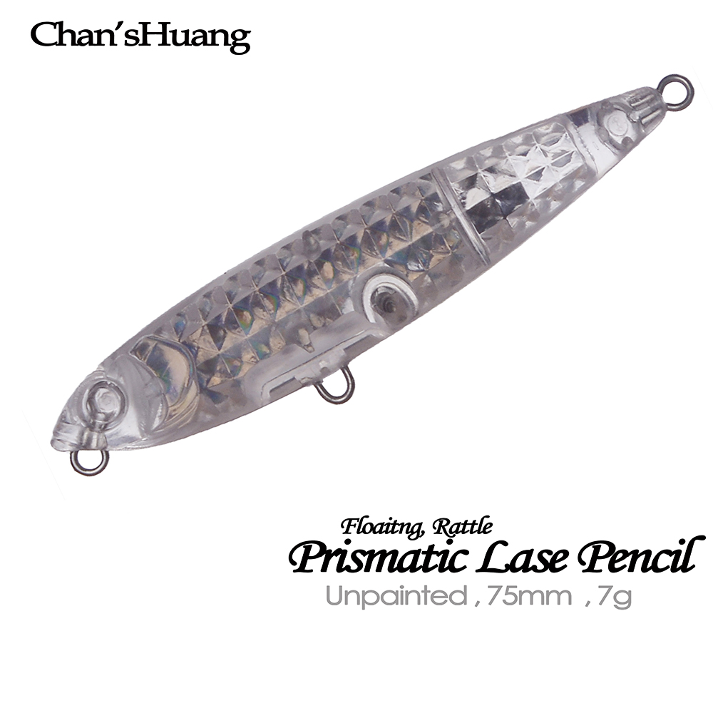 เหยื่อตกปลาเปล่าแบบไม่ทาสี Cha - Fishing Lure Topwater บทวิจารณ์และราคา
