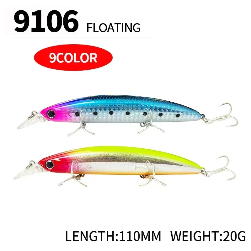 ลอยเหยื่อตกปลา Minnow 110MM 20 - Fishing Lure Topwater บทวิจารณ์และราคา