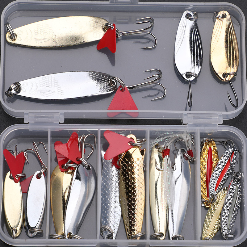 ชุดเหยื่อตกปลา 16 ชิ้น ชุดเหยื - Fishing Lure Spoon บทวิจารณ์และราคา