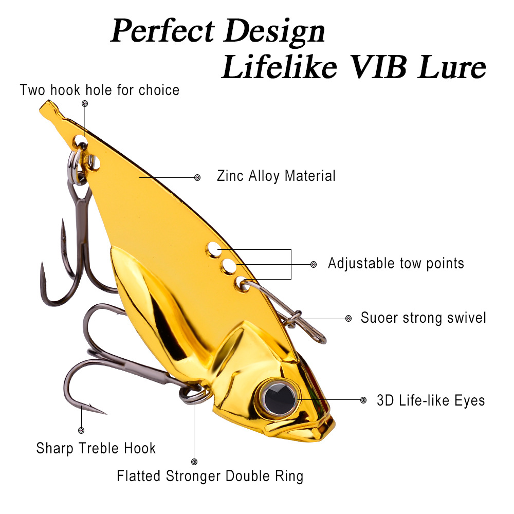 เหยื่อตกปลาแบบมีใบมีดสลักชื่อส - Fishing Lure Blade Bait บทวิจารณ์และราคา