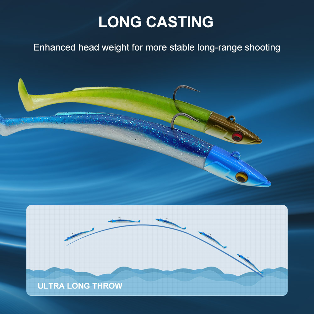 ESFISHING เหยื่อตกปลาแบบนิ่ม L - Fishing Lure Swimbait บทวิจารณ์และราคา