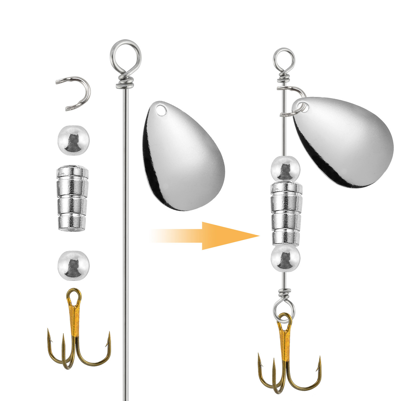 สายลวดสำหรับทำเหยื่อสปินเนอร์เ - Fishing Lure Spinner บทวิจารณ์และราคา