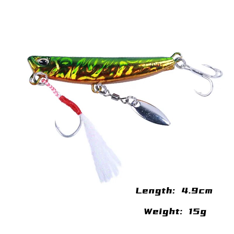 เหยื่อตกปลาแบบหมุนช้า4ชิ้น15กร - Fishing Lure Buzzbait บทวิจารณ์และราคา
